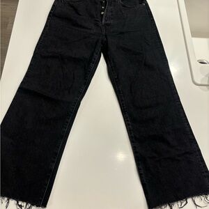 Aritzia / denim forum wide leg high rise jeans